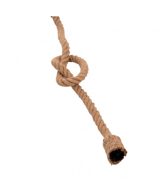 ΦΩΤΙΣΤΙΚΟ ΟΡΟΦΗΣ ΚΡΕΜΑΣΤΟ ΜΕ ΛΑΜΠΤΗΡΑ HM11928.02--ΣΧΟΙΝΙ 1m ΠΑΧΟΥΣ 2cm-ΝΤΟΥΙ Ε27