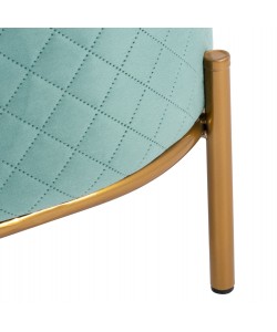 ΣΚΑΜΠΟ SINTA HM8638.07 ΑΠΟ ΦΥΣΤΙΚΙ ΒΕΛΟΥΔΟ ΜΕ ΧΡΥΣΗ ΒΑΣΗ 42x42x38Υ εκ.