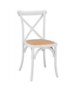 ΚΑΡΕΚΛΑ OWEN ΣΤΟΙΒΑΖΟΜΕΝΗ ΞΥΛΙΝΗ ΑΠΟ ΟΞΙΑ ΛΕΥΚΟ ΧΡΩΜΑ ΜΕ ΧΙΑΣΤΙ ΠΛΑΤΗ HM8575.14 48x53x90 cm