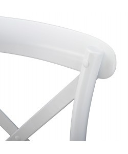 ΚΑΡΕΚΛΑ OWEN ΣΤΟΙΒΑΖΟΜΕΝΗ ΞΥΛΙΝΗ ΑΠΟ ΟΞΙΑ ΛΕΥΚΟ ΧΡΩΜΑ ΜΕ ΧΙΑΣΤΙ ΠΛΑΤΗ HM8575.14 48x53x90 cm