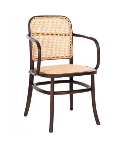 ΠΟΛΥΘΡΟΝΑ VAIANA HM8748 ΞΥΛΟ ΟΞΙΑΣ ΣΕ ΚΑΦΕ-ΠΛΕΞΗ RATTAN ΣΕ ΦΥΣΙΚΟ 55x55x90Yεκ