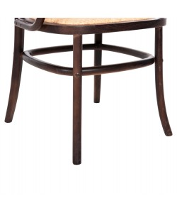 ΠΟΛΥΘΡΟΝΑ VAIANA HM8748 ΞΥΛΟ ΟΞΙΑΣ ΣΕ ΚΑΦΕ-ΠΛΕΞΗ RATTAN ΣΕ ΦΥΣΙΚΟ 55x55x90Yεκ