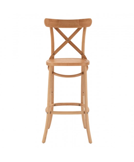 ΣΚΑΜΠΟ ΜΕΣ.ΥΨΟΥΣ GIOLIANA HM8750.01 ΑΠΟ ΟΞΙΑ ΦΥΣΙΚΟ ΜΕ PLYWOOD ΚΑΘΙΣΜΑ 46x46x101Υ εκ.