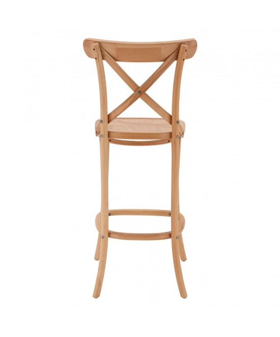 ΣΚΑΜΠΟ ΜΕΣ.ΥΨΟΥΣ GIOLIANA HM8750.01 ΑΠΟ ΟΞΙΑ ΦΥΣΙΚΟ ΜΕ PLYWOOD ΚΑΘΙΣΜΑ 46x46x101Υ εκ.