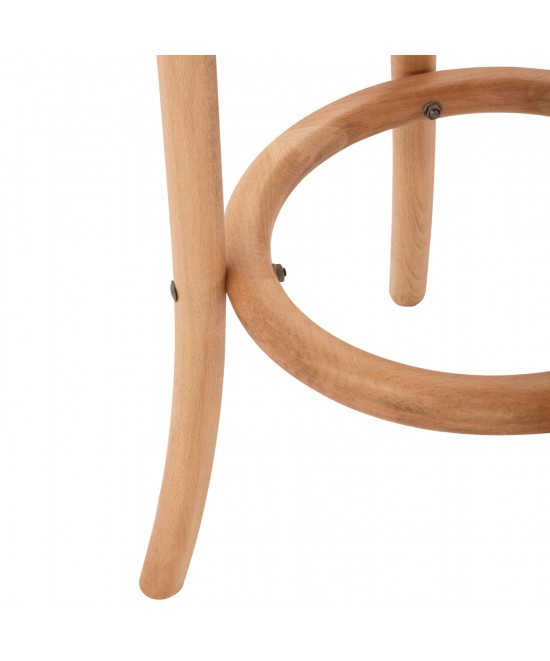 ΣΚΑΜΠΟ ΞΥΛΙΝΟ FAYE ΑΠΟ ΟΞΙΑ ΦΥΣΙΚΟ ΜΕ ΨΑΘΑ Φ36Χ70 HM8751.01 36x36x72 εκ.