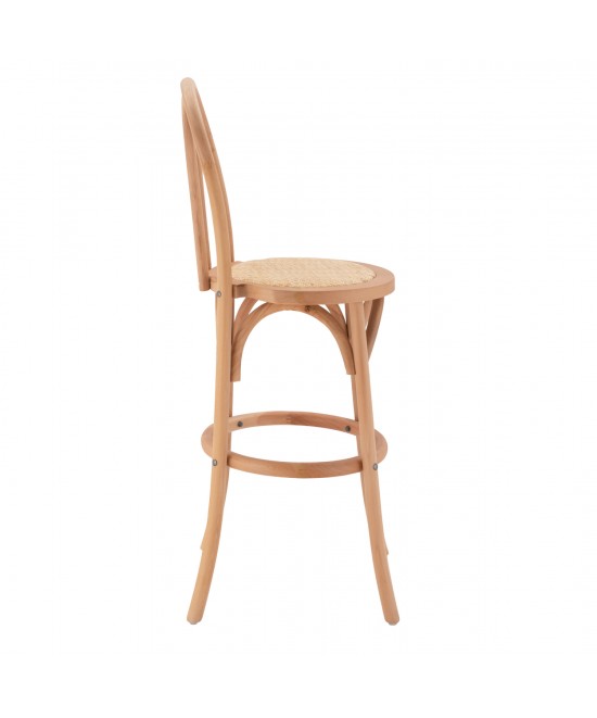 ΣΚΑΜΠΟ ΜΠΑΡ MONTREAL ΞΥΛΙΝΟ ΑΠΟ ΟΞΙΑ ΦΥΣΙΚΟ ΜΕ ΨΑΘΑ 41X47X108 HM8749.01