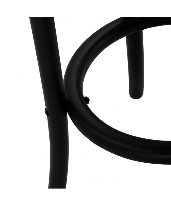 ΣΚΑΜΠΟ ΞΥΛΙΝΟ FAYE ΑΠΟ ΟΞΙΑ ΜΑΥΡΟ ΜΕ ΨΑΘΑ Φ36Χ70 HM8751.02