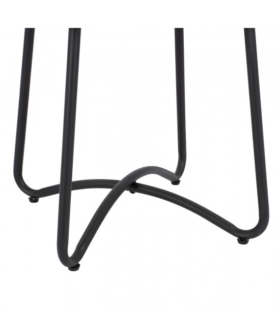 ΤΡΑΠΕΖΙ ΜΕΤΑΛΛΙΚΟ GERRY HM5717 ΜΕ WICKER ΜΠΕΖ 50x50x48,5 εκ. ΤΡΑΠΕΖΙ ΜΕΤΑΛΛΙΚΟ GERRY HM5717 ΜΕ WICKER ΜΠΕΖ 50x50x48,5 εκ.