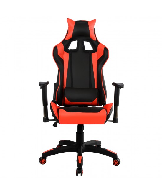 ΠΟΛΥΘΡΟΝΑ GAMING ZAYN HM1056.01 ΜΑΥΡΟ-ΚΟΚΚΙΝΟ PU 67x70x134 εκ.