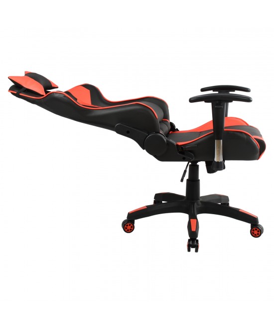 ΠΟΛΥΘΡΟΝΑ GAMING ZAYN HM1056.01 ΜΑΥΡΟ-ΚΟΚΚΙΝΟ PU 67x70x134 εκ.