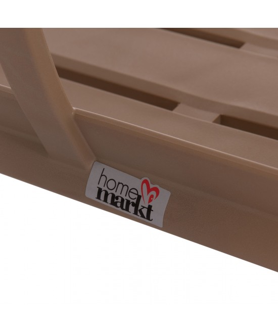 ΠΑΓΚΑΚΙ ΠΟΛΥΠΡΟΠΥΛΕΝΙΟΥ 2ΘΕΣΙΟ KORVER HM6332.04 ΚΑΠΟΥΤΣΙΝΟ 113x65x76Υεκ.