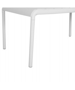 ΤΡΑΠΕΖΙ ΣΑΛΟΝΙΟΥ ΕΞΩΤΕΡΙΚΟΥ ΧΩΡΟΥ ΧΑΜΗΛΟ KORVER HM6334.01 ΠΟΛΥΠΡΟΠΥΛΕΝΙΟ ΛΕΥΚΟ 100x60x46Υεκ