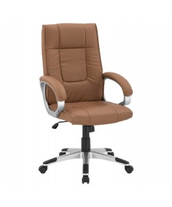 ΚΑΡΕΚΛΑ ΓΡΑΦΕΙΟΥ CHANDER HM1092.09 ΣΕ CAMEL ΑΠΟΧΡΩΣΗ 63x66x116 εκ.