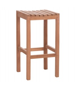 ΣΚΑΜΠΟ ΜΠΑΡ NIKOL HM18109 ΞΥΛΟ ΤΕΑΚ ΣΕ ΦΥΣΙΚΟ 40x40x77Υεκ.