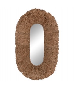 ΚΑΘΡΕΠΤΗΣ ΤΟΙΧΟΥ ΟΒΑΛ HM4711 ΠΛΑΙΣΙΟ ΙΝΕΣ ΣΙΖΑΛ ΣΕ ΧΡΩΜΑ ΦΥΣΙΚΟ 95x60x15(πάχος)εκ.