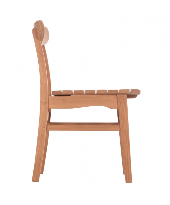 ΚΑΡΕΚΛΑ ΤΡΑΠΕΖΑΡΙΑΣ ΕΞ.ΧΩΡΟΥ ROBBIE HM18115 ΞΥΛΟ TEAK--ΦΥΣΙΚΟ 48x51x82Υεκ.