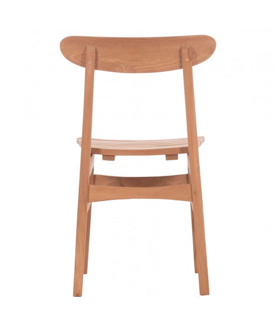 ΚΑΡΕΚΛΑ ΤΡΑΠΕΖΑΡΙΑΣ ΕΞ.ΧΩΡΟΥ ROBBIE HM18115 ΞΥΛΟ TEAK--ΦΥΣΙΚΟ 48x51x82Υεκ.
