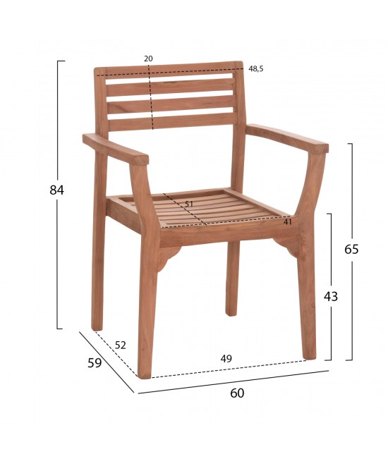 ΠΟΛΥΘΡΟΝΑ ΕΞΩΤ.ΧΩΡΟΥ ERMIONI HM18129 ΞΥΛΟ TEAK--ΦΥΣΙΚΟ ΧΡΩΜΑ 60x59x84Υεκ. ΠΟΛΥΘΡΟΝΑ ΕΞΩΤ.ΧΩΡΟΥ ERMIONI HM18129 ΞΥΛΟ TEAK--ΦΥΣΙΚΟ ΧΡΩΜΑ 60x59x84Υεκ.