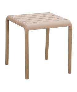 ΤΡΑΠΕΖΑΚΙ ΤΕΤΡΑΓΩΝΟ KORVER HM6335.04 ΠΟΛΥΠΡΟΠΥΛΕΝΙΟ ΣΕ ΚΑΠΟΥΤΣΙΝΟ 45x45x47Υεκ.