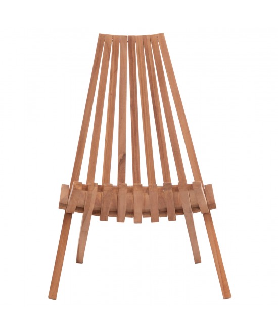 ΠΟΛΥΘΡΟΝΑ LOUNGE ΠΤΥΣΣΟΜΕΝΗ SHIGAO HM18112 ΞΥΛΟ TEAK--ΦΥΣΙΚΟ 61x88.5x89Υεκ.