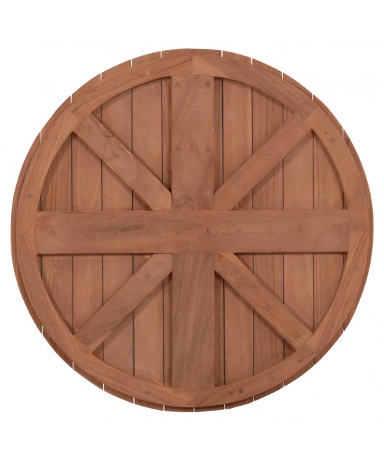 ΕΠΙΦΑΝΕΙΑ ΤΡΑΠΕΖΙΟΥ ΣΤΡΟΓΓΥΛΗ HM18132 ΞΥΛΟ TEAK--ΦΥΣΙΚΟ Φ60x4(πάχος)εκ. ΕΠΙΦΑΝΕΙΑ ΤΡΑΠΕΖΙΟΥ ΣΤΡΟΓΓΥΛΗ HM18132 ΞΥΛΟ TEAK--ΦΥΣΙΚΟ Φ60x4(πάχος)εκ.