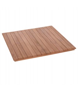 ΕΠΙΦΑΝΕΙΑ ΤΡΑΠΕΖΙΟΥ ΤΕΤΡΑΓΩΝΗ HM18136 ΞΥΛΟ TEAK--ΦΥΣΙΚΟ 70x70x4(πάχος)εκ.