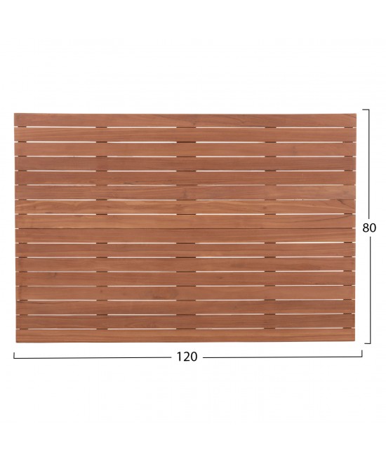 ΕΠΙΦΑΝΕΙΑ ΤΡΑΠΕΖΙΟΥ ΟΡΘΟΓΩΝΙΑ HM18138 ΞΥΛΟ TEAK--ΦΥΣΙΚΟ 120x80x4(πάχος)εκ.