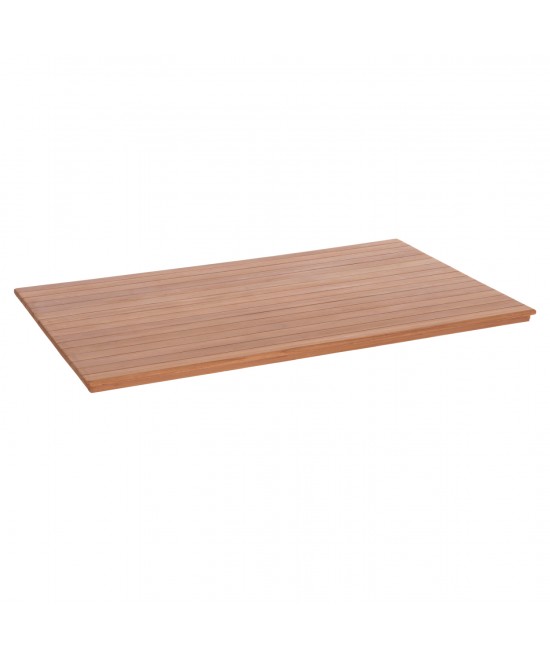 ΕΠΙΦΑΝΕΙΑ ΤΡΑΠΕΖΙΟΥ ΟΡΘΟΓΩΝΙΑ HM18138 ΞΥΛΟ TEAK--ΦΥΣΙΚΟ 120x80x4(πάχος)εκ.