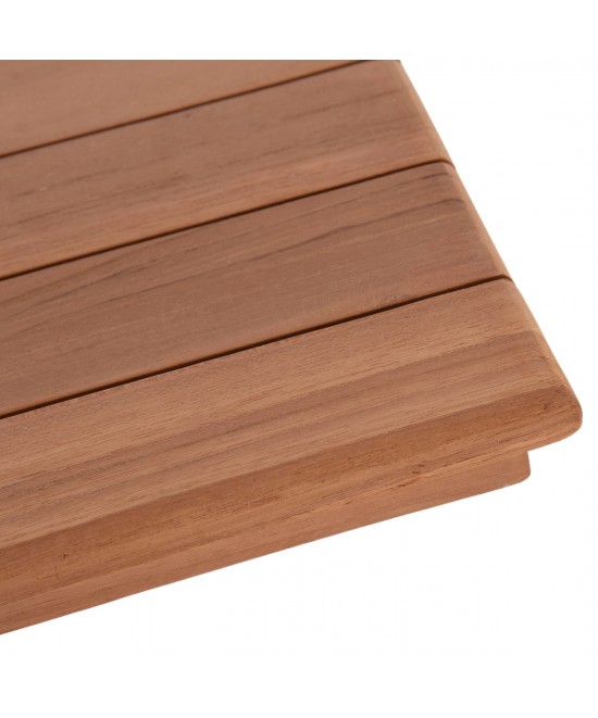 ΕΠΙΦΑΝΕΙΑ ΤΡΑΠΕΖΙΟΥ ΟΡΘΟΓΩΝΙΑ HM18138 ΞΥΛΟ TEAK--ΦΥΣΙΚΟ 120x80x4(πάχος)εκ.
