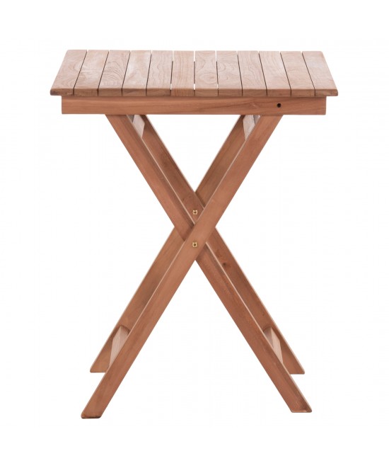 ΤΡΑΠΕΖΙ ΣΚΗΝΟΘΕΤΗ ΤΕΤΡΑΓΩΝΟ HEIDEL HM18121 ΞΥΛΟ TEAK--ΦΥΣΙΚΟ 60x60x75Υεκ.