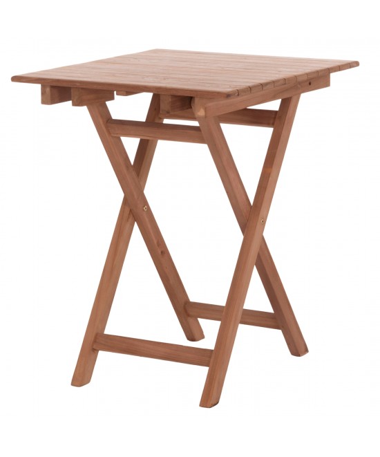ΤΡΑΠΕΖΙ ΣΚΗΝΟΘΕΤΗ ΤΕΤΡΑΓΩΝΟ HEIDEL HM18121 ΞΥΛΟ TEAK--ΦΥΣΙΚΟ 60x60x75Υεκ.