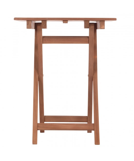 ΤΡΑΠΕΖΙ ΣΚΗΝΟΘΕΤΗ ΤΕΤΡΑΓΩΝΟ HEIDEL HM18121 ΞΥΛΟ TEAK--ΦΥΣΙΚΟ 60x60x75Υεκ.