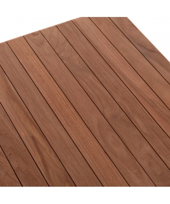 ΤΡΑΠΕΖΙ ΣΚΗΝΟΘΕΤΗ ΤΕΤΡΑΓΩΝΟ HEIDEL HM18121 ΞΥΛΟ TEAK--ΦΥΣΙΚΟ 60x60x75Υεκ.