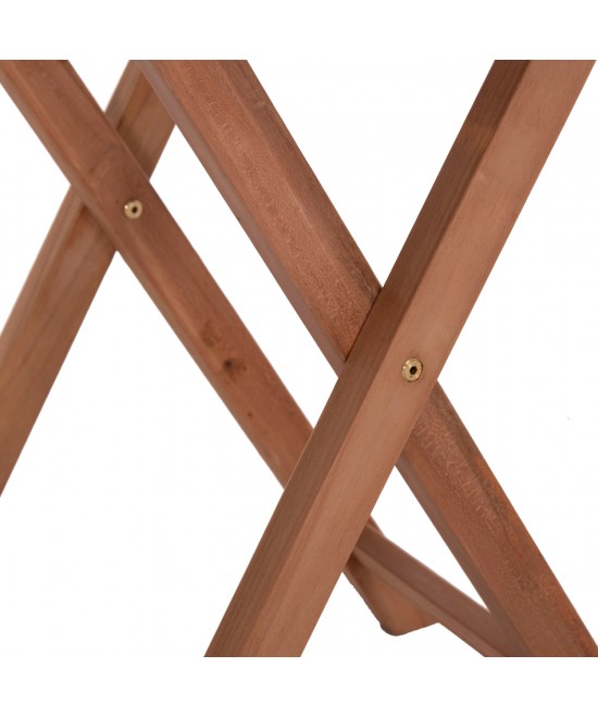 ΤΡΑΠΕΖΙ ΣΚΗΝΟΘΕΤΗ ΤΕΤΡΑΓΩΝΟ HEIDEL HM18121 ΞΥΛΟ TEAK--ΦΥΣΙΚΟ 60x60x75Υεκ.