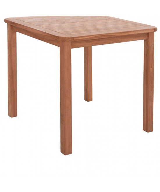 ΤΡΑΠΕΖΙ ΤΕΤΡΑΓΩΝΟ PRESSCOT HM18122 ΞΥΛΟ TEAK--ΦΥΣΙΚΟ 80x80x76Υεκ.