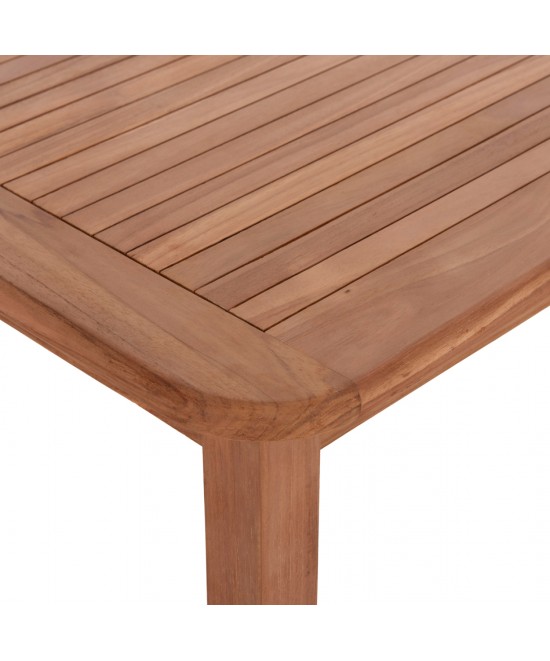 ΤΡΑΠΕΖΙ ΤΕΤΡΑΓΩΝΟ PRESSCOT HM18122 ΞΥΛΟ TEAK--ΦΥΣΙΚΟ 80x80x76Υεκ.