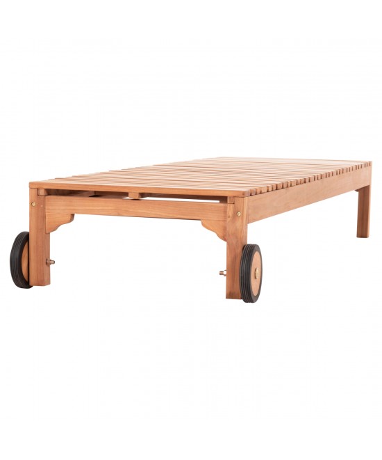 ΞΑΠΛΩΣΤΡΑ ΜΕ ΡΟΔΕΣ STELLANO HM6159 ΞΥΛΟ ΤΕΑΚ ΣΕ ΦΥΣΙΚΟ ΧΡΩΜΑ 200x65x31Υεκ.