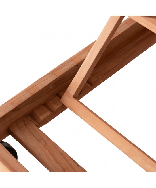 ΞΑΠΛΩΣΤΡΑ ΜΕ ΡΟΔΕΣ STELLANO HM6159 ΞΥΛΟ ΤΕΑΚ ΣΕ ΦΥΣΙΚΟ ΧΡΩΜΑ 200x65x31Υεκ.