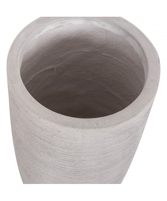 ΣΕΤ 3ΤΜΧ ΓΛΑΣΤΡΕΣ ΚΥΛΙΝΔΡΟΙ ΣΕΙΡΑ GARDENER HM4721 FIBERCLAY-ΧΡΩΜΑ CEMENT Φ42x78Υεκ