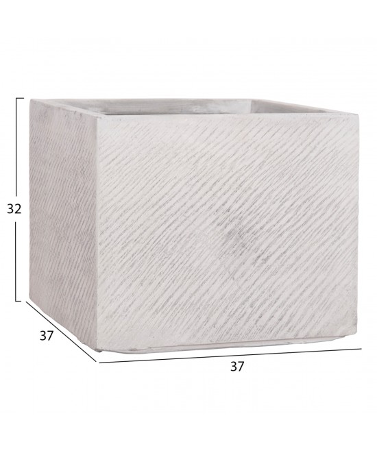 ΣΕΤ 4ΤΜΧ ΓΛΑΣΤΡΕΣ ΤΕΤΡΑΓΩΝΕΣ GARDENER HM4730 FIBERCLAY ΓΚΡΙ CEMENT 37x37x32Υεκ. ΣΕΤ 4ΤΜΧ ΓΛΑΣΤΡΕΣ ΤΕΤΡΑΓΩΝΕΣ GARDENER HM4730 FIBERCLAY ΓΚΡΙ CEMENT 37x37x32Υεκ.