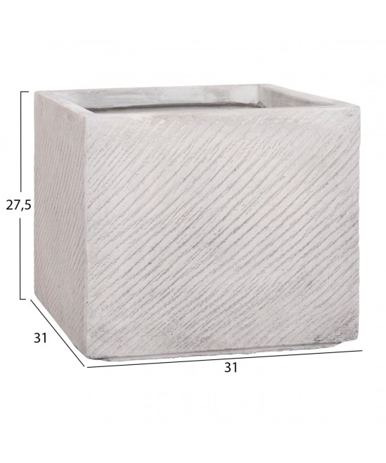 ΣΕΤ 4ΤΜΧ ΓΛΑΣΤΡΕΣ ΤΕΤΡΑΓΩΝΕΣ GARDENER HM4730 FIBERCLAY ΓΚΡΙ CEMENT 37x37x32Υεκ. ΣΕΤ 4ΤΜΧ ΓΛΑΣΤΡΕΣ ΤΕΤΡΑΓΩΝΕΣ GARDENER HM4730 FIBERCLAY ΓΚΡΙ CEMENT 37x37x32Υεκ.