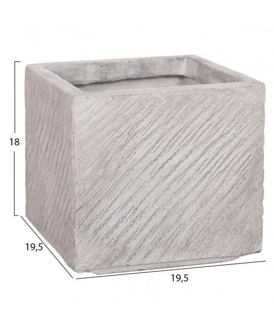 ΣΕΤ 4ΤΜΧ ΓΛΑΣΤΡΕΣ ΤΕΤΡΑΓΩΝΕΣ GARDENER HM4730 FIBERCLAY ΓΚΡΙ CEMENT 37x37x32Υεκ. ΣΕΤ 4ΤΜΧ ΓΛΑΣΤΡΕΣ ΤΕΤΡΑΓΩΝΕΣ GARDENER HM4730 FIBERCLAY ΓΚΡΙ CEMENT 37x37x32Υεκ.