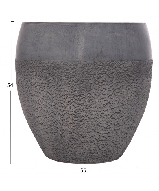 ΣΕΤ 3ΤΜΧ ΓΛΑΣΤΡΕΣ ΣΕΙΡΑ GARDENER HM4725 FIBERCLAY-ΣΕ ΣΚΟΥΡΟ CEMENT ΧΡΩΜΑ Φ55x54Υεκ