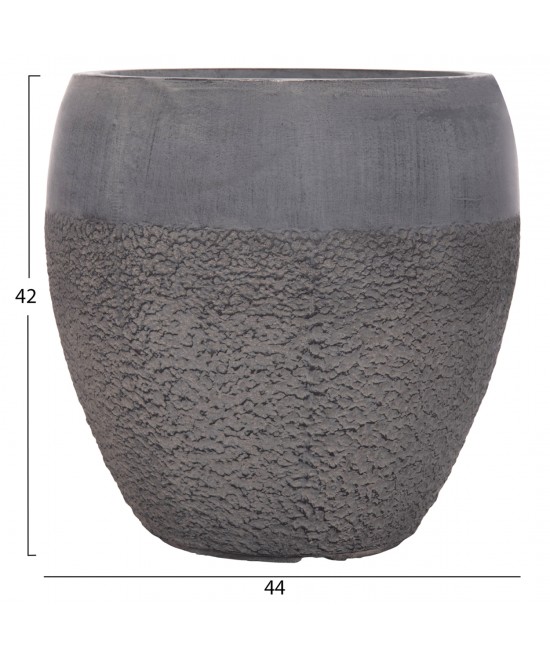 ΣΕΤ 3ΤΜΧ ΓΛΑΣΤΡΕΣ ΣΕΙΡΑ GARDENER HM4725 FIBERCLAY-ΣΕ ΣΚΟΥΡΟ CEMENT ΧΡΩΜΑ Φ55x54Υεκ