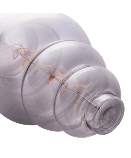 ΦΩΤΙΣΤΙΚΟ ΟΡΟΦΗΣ ΚΡΕΜΑΣΤΟ ΜΕ ΛΑΜΠΤΗΡΑ HM11932.02--ΣΧΟΙΝΙ 1m ΠΑΧΟΥΣ 2cm-ΝΤΟΥΙ Ε27