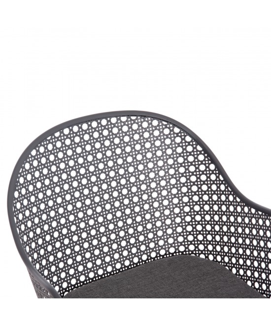 ΣΕΤ LOUNGE 3TMX ΕΞ.ΧΩΡΟΥ OREGO HM21107.01 ΑΛΟΥΜΙΝΙΟ & ΜΕΤΑΛΛΟ ΣΕ ΣΚΟΥΡΟ ΓΚΡΙ