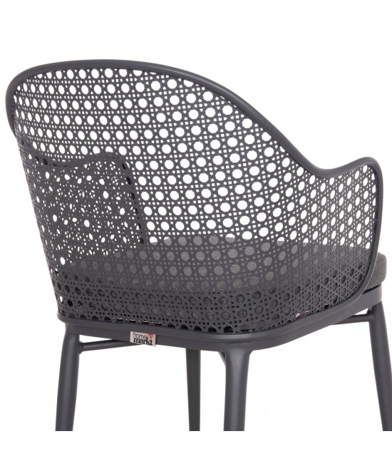 ΣΕΤ LOUNGE 3TMX ΕΞ.ΧΩΡΟΥ OREGO HM21107.01 ΑΛΟΥΜΙΝΙΟ & ΜΕΤΑΛΛΟ ΣΕ ΣΚΟΥΡΟ ΓΚΡΙ