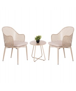 ΣΕΤ LOUNGE 3TMX ΕΞ.ΧΩΡΟΥ OREGO HM21107.03 ΑΛΟΥΜΙΝΙΟ & ΜΕΤΑΛΛΟ ΣΕ ΚΑΠΟΥΤΣΙΝΟ