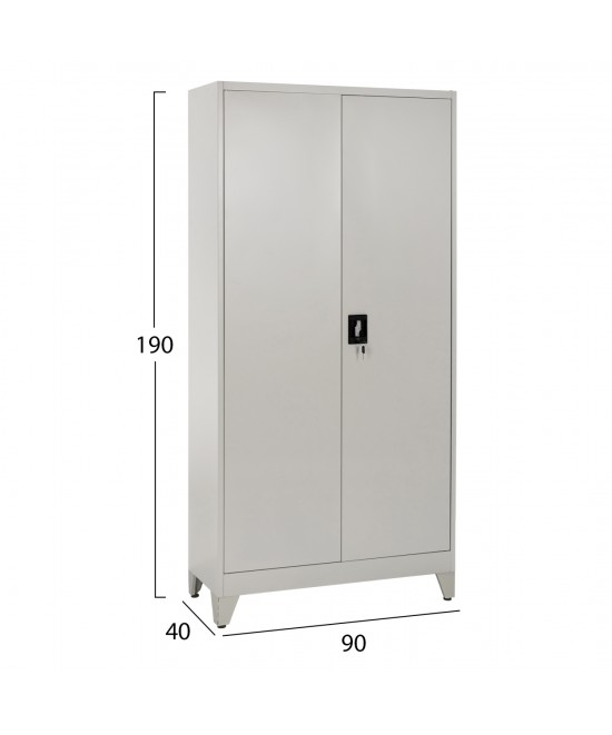 ΝΤΟΥΛΑΠΑ ΜΕΤΑΛΛΙΚΗ ΜΕ ΠΟΔΙΑ CLOD HM11998 2ΦΥΛΛΗ ΜΕ ΧΩΡΙΣΜΑ-ΑΝΟΙΧΤΟ ΓΚΡΙ 90Χ40Χ190Yεκ