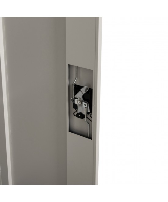 ΝΤΟΥΛΑΠΑ ΜΕΤΑΛΛΙΚΗ ΜΕ ΠΟΔΙΑ CLOD HM11998 2ΦΥΛΛΗ ΜΕ ΧΩΡΙΣΜΑ-ΑΝΟΙΧΤΟ ΓΚΡΙ 90Χ40Χ190Yεκ